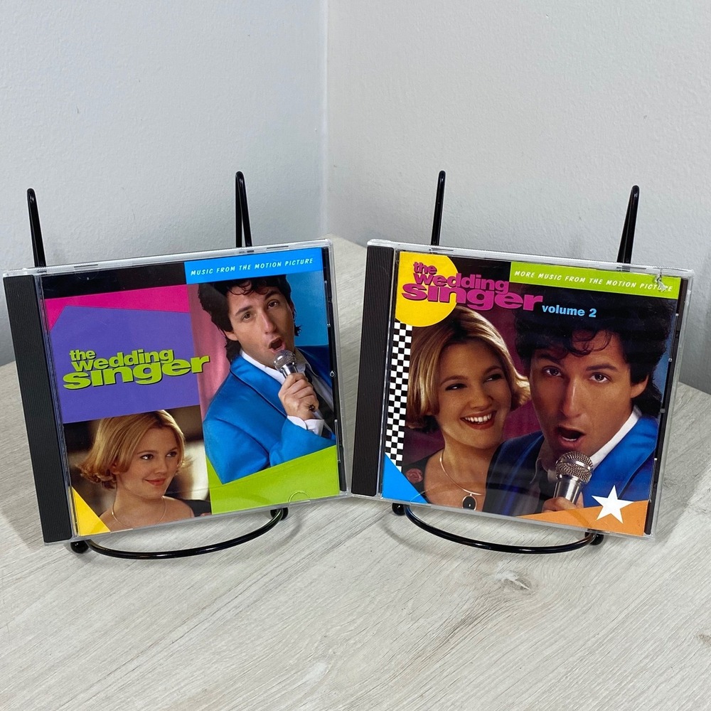 The Wedding Singer Soundtrack CD Bundle Vol 1 2 Adam Sandler 1980s Pop Music Lot